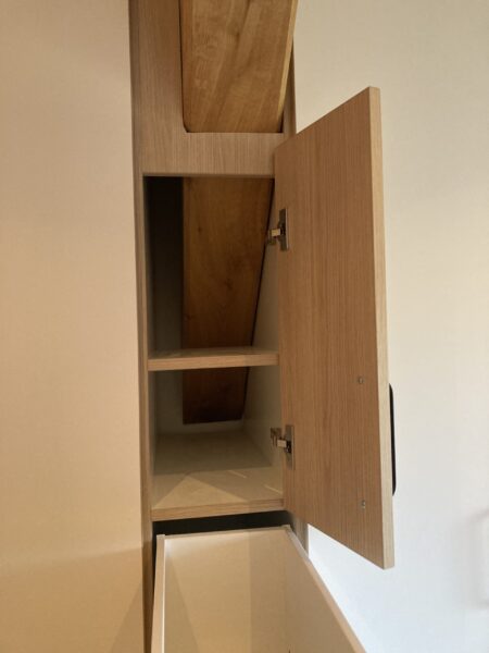 Einbauschrank offen